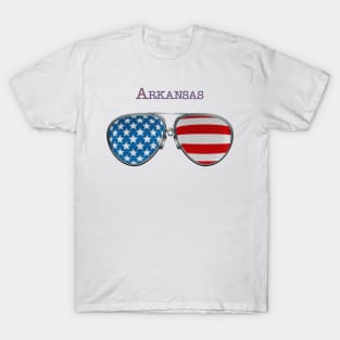 USA GLASSES ARKANSAS T-Shirt